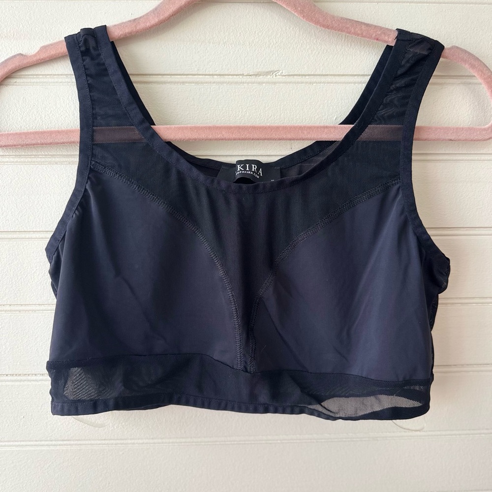 Akira Black Mesh Bralette